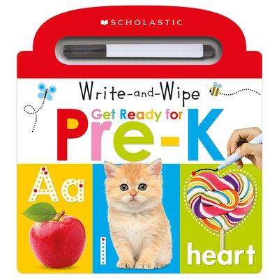 Write and Wipe Get Ready for Pre-K: Scholastic Early Learners (Write and Wipe) - Board Book | Diverse Reads