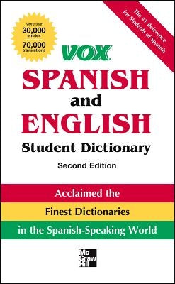 Vox Spanish and English Student Dictionary, 2nd Edition - Paperback | Diverse Reads