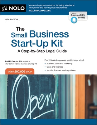 The Small Business Start-Up Kit: A Step-By-Step Legal Guide - Paperback | Diverse Reads