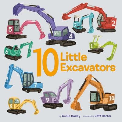 10 Little Excavators - Board Book | Diverse Reads