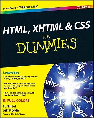 HTML, XHTML and CSS For Dummies - Paperback | Diverse Reads