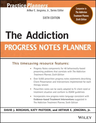 The Addiction Progress Notes Planner - Paperback | Diverse Reads