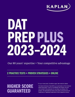 DAT Prep Plus 2023-2024: 2 Practice Tests + Proven Strategies + Online - Paperback | Diverse Reads