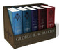 A Game of Thrones Leather-Cloth Boxed Set: A Game of Thrones, a Clash of Kings, a Storm of Swords, a Feast for Crows, and a Dance with Dragons - Boxed Set | Diverse Reads