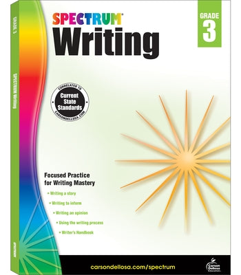 Spectrum Writing, Grade 3 - Paperback | Diverse Reads