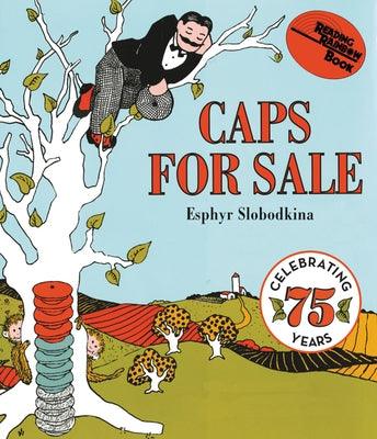 Caps for Sale: A Tale of a Peddler, Some Monkeys and Their Monkey Business - Board Book | Diverse Reads