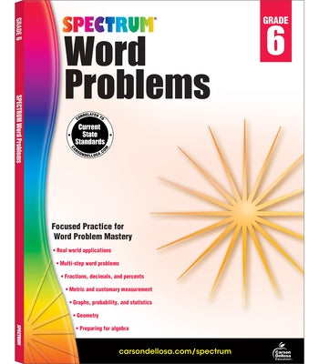 Word Problems, Grade 6 - Paperback | Diverse Reads