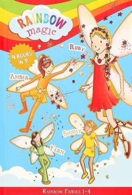Rainbow Fairies: Books 1-4: Ruby the Red Fairy, Amber the Orange Fairy, Sunny the Yellow Fairy, Fern the Green Fairy - Paperback | Diverse Reads