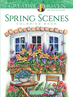 Creative Haven Spring Scenes Coloring Book - Paperback | Diverse Reads