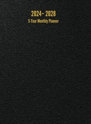 2024 - 2028 5-Year Monthly Planner: 60-Month Calendar (Black) - Large - Hardcover | Diverse Reads