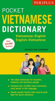 Periplus Pocket Vietnamese Dictionary: Vietnamese-English English-Vietnamese (Revised and Expanded Edition) - Paperback | Diverse Reads