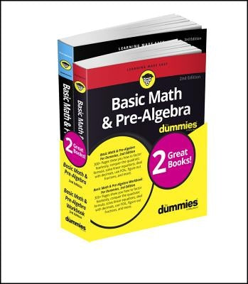 Basic Math & Pre-Algebra for Dummies Book + Workbook Bundle - Paperback | Diverse Reads