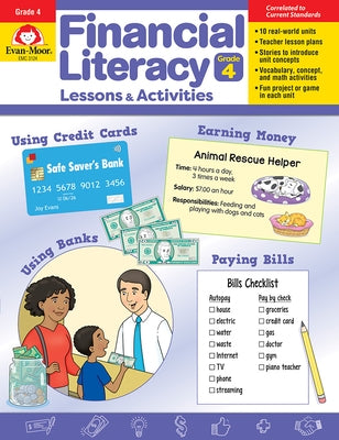 Financial Literacy Lessons and Activities, Grade 4 Teacher Resource - Paperback | Diverse Reads