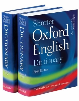 Shorter Oxford English Dictionary - Hardcover | Diverse Reads