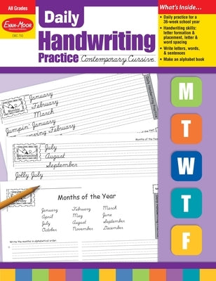 Daily Handwriting Practice: Contemporary Cursive, Kindergarten - Grade 6 Teacher Edition - Paperback | Diverse Reads