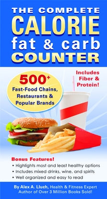 The Complete Calorie Fat & Carb Counter - Paperback | Diverse Reads