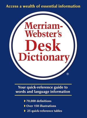 Merriam-Webster's Desk Dictionary - Hardcover | Diverse Reads