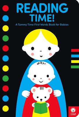 Reading Time!: A Tummy Time First Words Book for Babies - Board Book | Diverse Reads