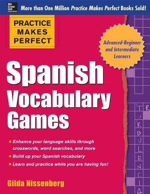 Practice Makes Perfect Spanish Vocabulary Games - Paperback | Diverse Reads