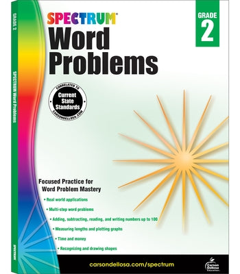 Spectrum Word Problems, Grade 2 - Paperback | Diverse Reads