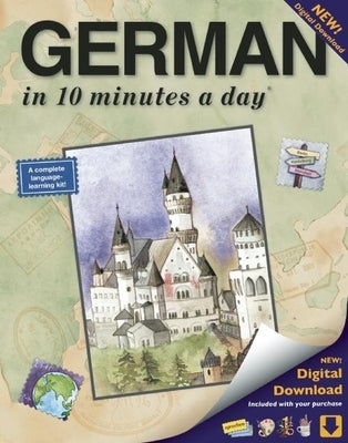 GERMAN in 10 minutes a day: Language course for beginning and advanced study. Includes Workbook, Flash Cards, Sticky Labels, Menu Guide, Software, Glossary, and Phrase Guide. Grammar. Bilingual Books, Inc. (Publisher) - Paperback | Diverse Reads