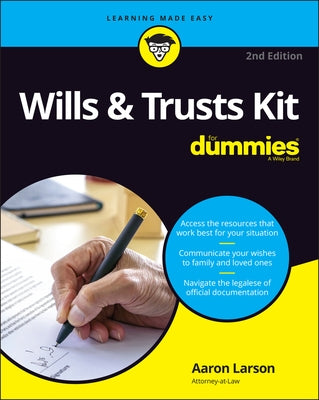 Wills & Trusts Kit For Dummies - Paperback | Diverse Reads