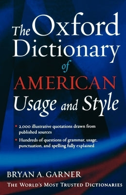 The Oxford Dictionary of American Usage and Style - Paperback | Diverse Reads
