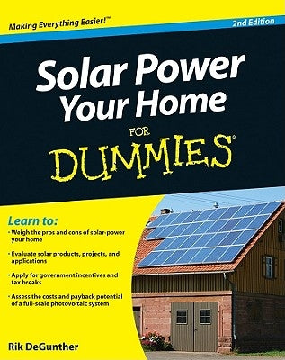 Solar Power Your Home For Dummies - Paperback | Diverse Reads