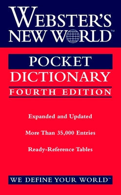 Webster's New World Pocket Dictionary, Fourth Edition - Paperback | Diverse Reads