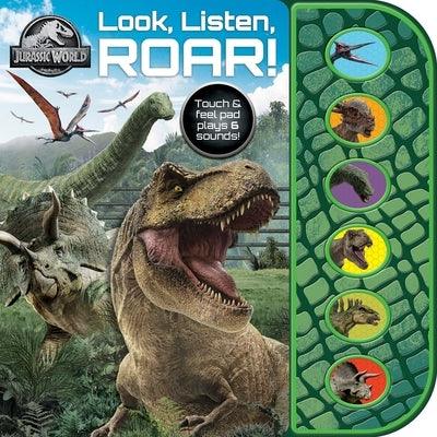 Jurassic World: Look, Listen, Roar Sound Book - Board Book | Diverse Reads