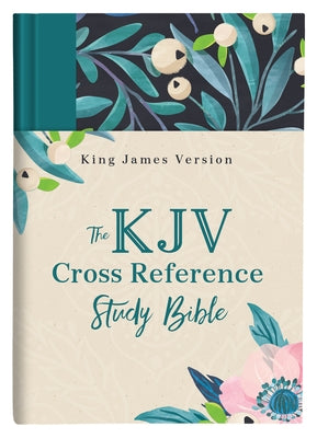 The KJV Cross Reference Study Bible-Turquoise Floral - Hardcover | Diverse Reads