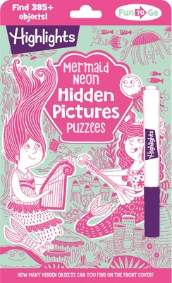 Mermaid Neon Hidden Pictures Puzzles - Paperback | Diverse Reads