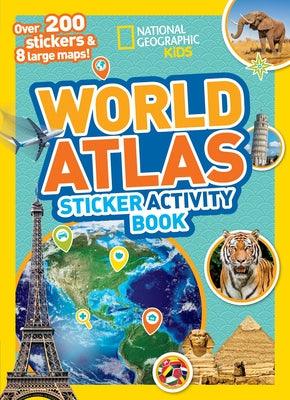 World Atlas Sticker Activity Book - Paperback | Diverse Reads