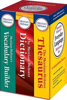 Merriam-Webster's Everyday Language Reference Set: Includes: The Merriam-Webster Dictionary, the Merriam-Webster Thesaurus, and the Merriam-Webster Vo - Boxed Set | Diverse Reads