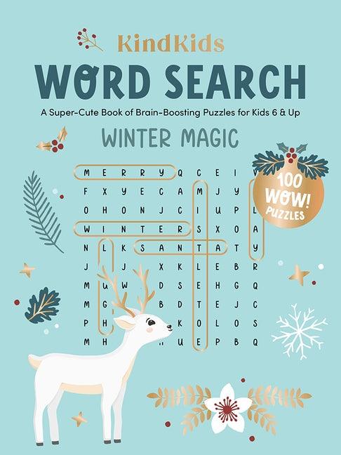 Kindkids Word Search Winter Magic: A Super-Cute Book of Brain-Boosting Puzzles for Kids 6 & Up - Paperback | Diverse Reads