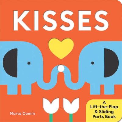 Kisses: A Lift-The-Flap & Sliding Parts Book - Board Book | Diverse Reads