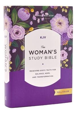 Kjv, the Woman's Study Bible, Hardcover, Red Letter, Full-Color Edition, Comfort Print: Receiving God's Truth for Balance, Hope, and Transformation - Hardcover | Diverse Reads