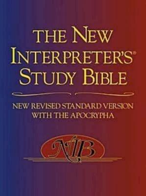 New Interpreter's Study Bible-NRSV - Hardcover | Diverse Reads