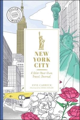 New York City: A Color-Your-Own Travel Journal - Paperback | Diverse Reads