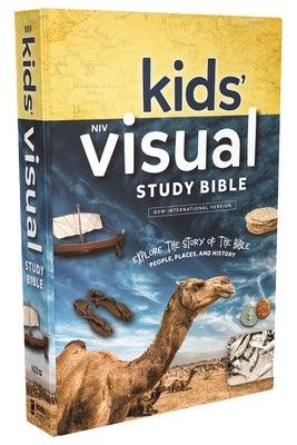 Niv, Kids' Visual Study Bible, Hardcover, Blue, Full Color Interior: Explore the Story of the Bible---People, Places, and History - Hardcover | Diverse Reads