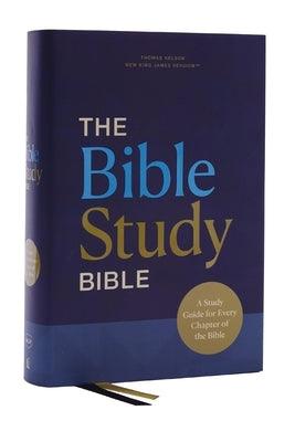 Nkjv, the Bible Study Bible, Hardcover, Comfort Print: A Study Guide for Every Chapter of the Bible - Hardcover | Diverse Reads