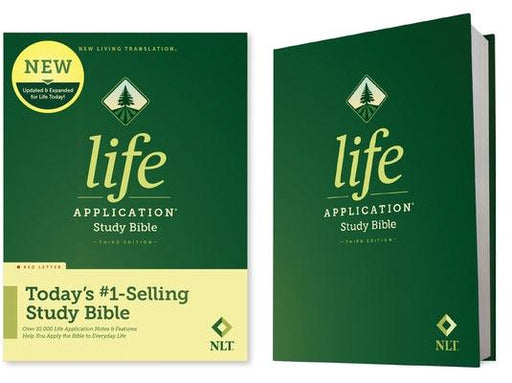 NLT Life Application Study Bible, Third Edition (Red Letter, Hardcover) - Hardcover | Diverse Reads