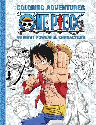 One Piece Coloring Adventures: 40 Most Powerful Characters Coloring Book - Paperback | Diverse Reads