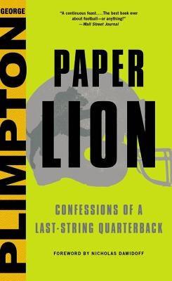 Paper Lion: Confessions of a Last-String Quarterback - Hardcover | Diverse Reads