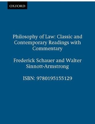 Philosophy of Law: Classic and Contemporary Readings with Commentary - Hardcover | Diverse Reads