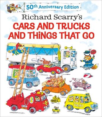 Richard Scarry's Cars and Trucks and Things That Go: 50th Anniversary Edition - Hardcover | Diverse Reads