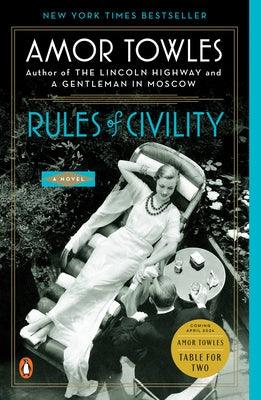 Rules of Civility - Paperback | Diverse Reads