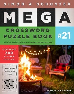 Simon & Schuster Mega Crossword Puzzle Book #21 - Paperback | Diverse Reads