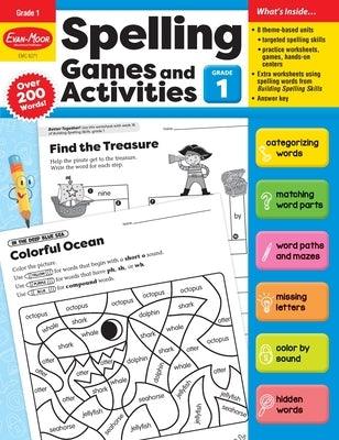 Spelling Games and Activities, Grade 1 Teacher Resource - Paperback | Diverse Reads