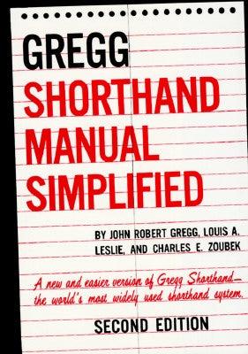 The Gregg Shorthand Manual Simplified - Hardcover | Diverse Reads